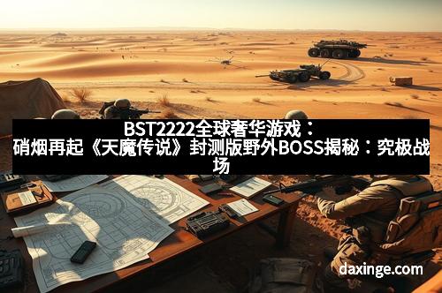BST2222全球奢华游戏：硝烟再起《天魔传说》封测版野外BOSS揭秘：究极战场的真实较量